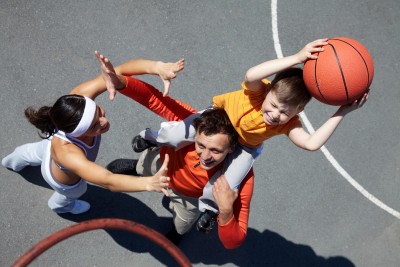 sporty family