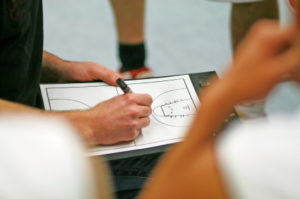 Basketball Huddle