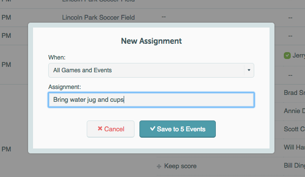 New Feature: Repeating Assignments