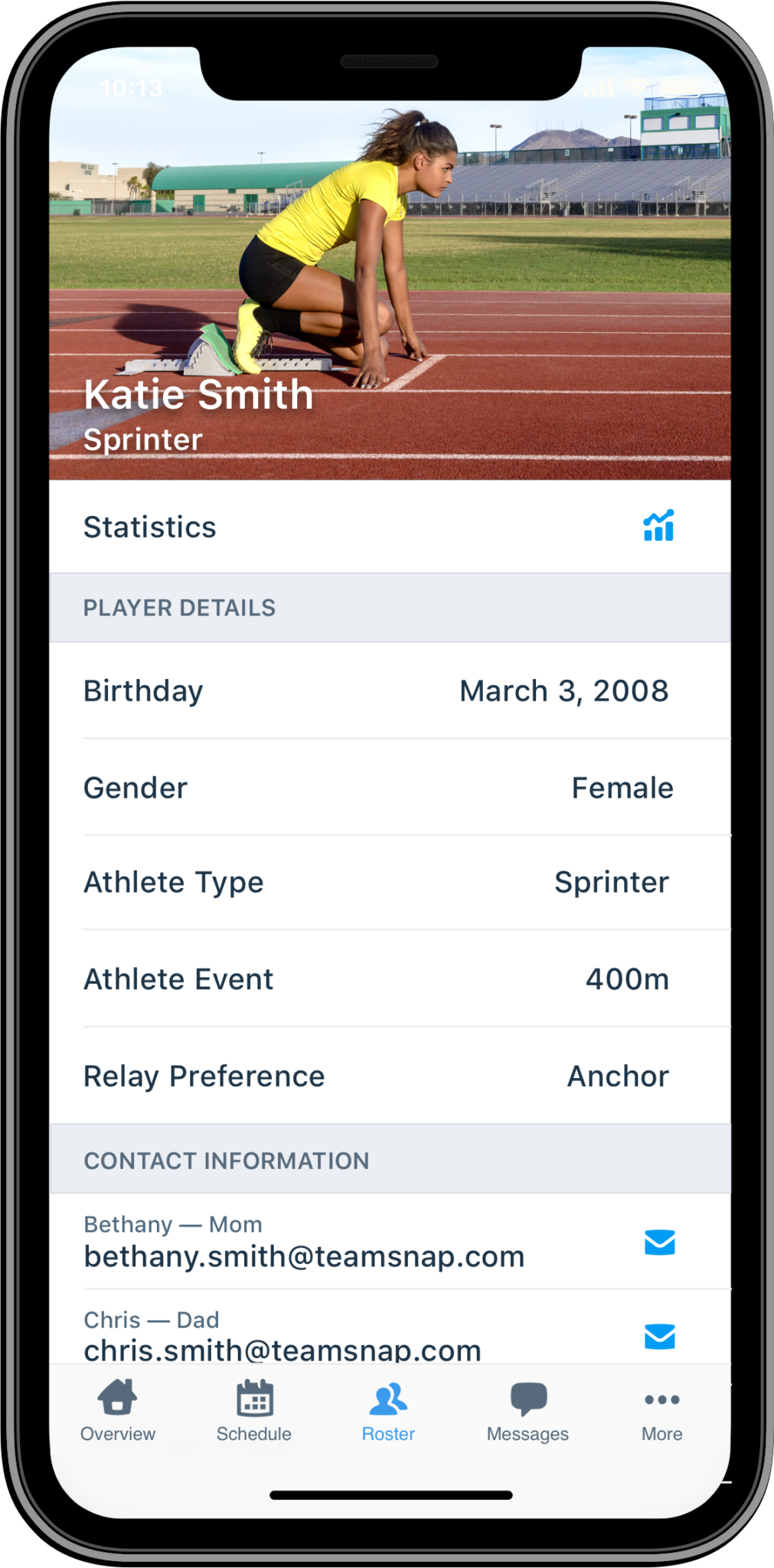 Guide Track and Field TeamSnap