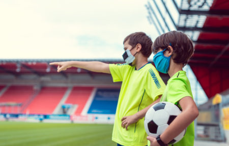 photo of 2 youth soccer players