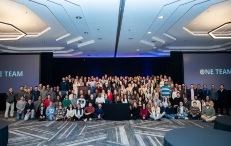 2025 TeamSnap Company Photo from our Denver All-Company Summit in January 2025