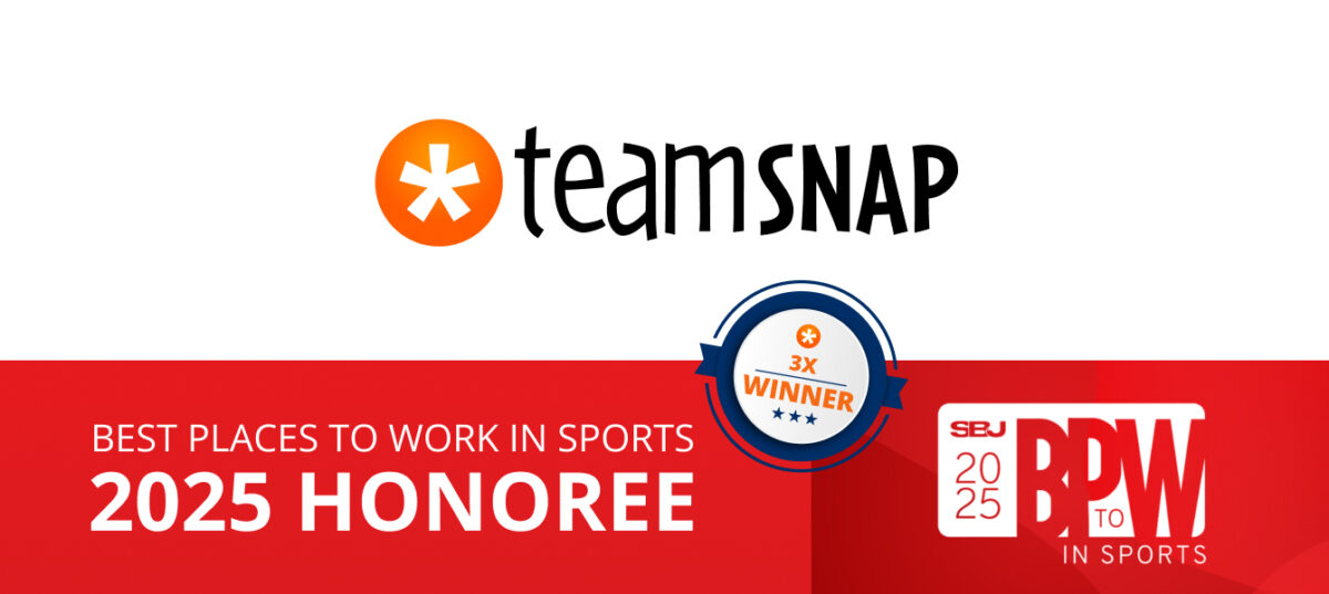 For the third time, TeamSnap has been named to Sport Business Journal’s Best Places to Work in Sports. 